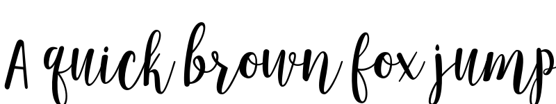 Preview of FONTSPRING DEMO - Malisia Script Regular font