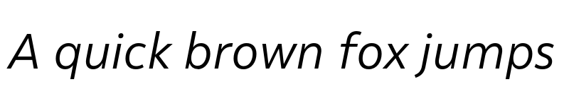 Preview of FONTSPRING DEMO - Malva Book Italic font