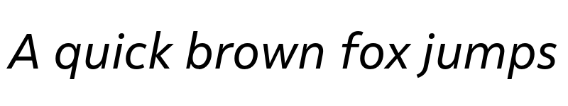 Preview of FONTSPRING DEMO - Malva Italic font