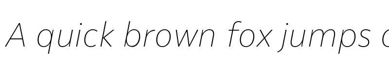 Preview of FONTSPRING DEMO - Malva Thin Italic font