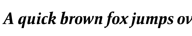 Preview of FONTSPRING DEMO - Mangan Nova ExtraBold Italic font