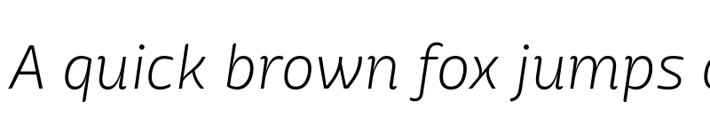 Preview of FONTSPRING DEMO - Mangerica Pro Ex Light Italic Regular font