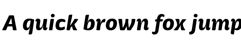 Preview of FONTSPRING DEMO - Mangerica Pro Extra Bold Italic Regular font