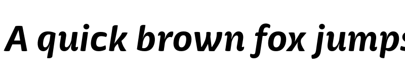 Preview of FONTSPRING DEMO - Mangerica Pro Italic Bold font