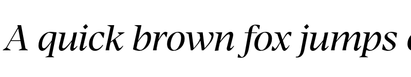 Preview of FONTSPRING DEMO - Manier Italic Regular font