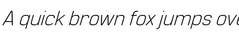 Preview of FONTSPRING DEMO - Manifold CF Light Italic font