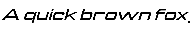 Preview of FONTSPRING DEMO - Manifold Extended CF Bold Italic font