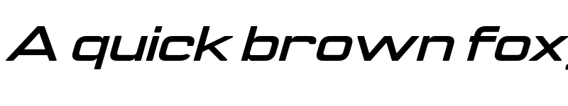 Preview of FONTSPRING DEMO - Manifold Extended CF Extra Bold Italic font