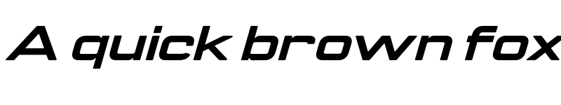 Preview of FONTSPRING DEMO - Manifold Extended CF Heavy Italic font