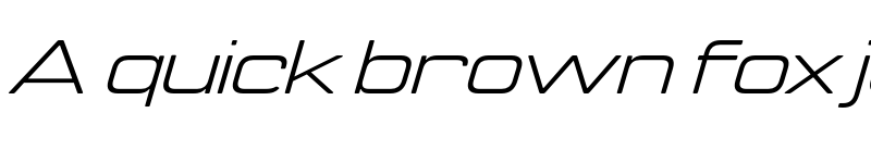 Preview of FONTSPRING DEMO - Manifold Extended CF Italic font