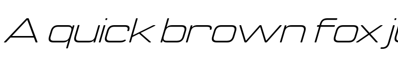 Preview of FONTSPRING DEMO - Manifold Extended CF Light Italic font