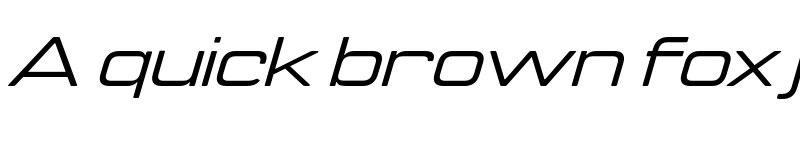 Preview of FONTSPRING DEMO - Manifold Extended CF Medium Italic font