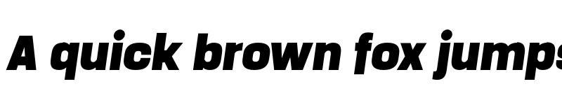 Preview of FONTSPRING DEMO - Manual Black Condensed Italic font