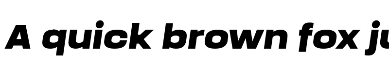 Preview of FONTSPRING DEMO - Manual Black Italic font