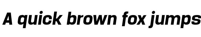 Preview of FONTSPRING DEMO - Manual Bold Condensed Italic font