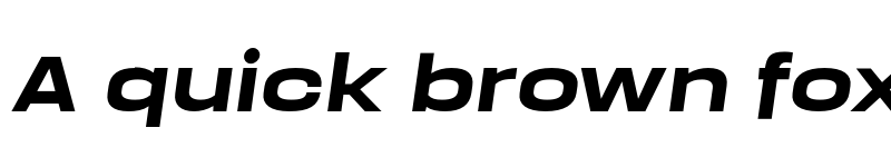 Preview of FONTSPRING DEMO - Manual Bold Expanded Italic font