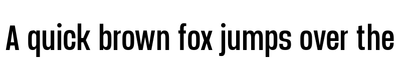 Preview of FONTSPRING DEMO - Manual Compressed Regular font