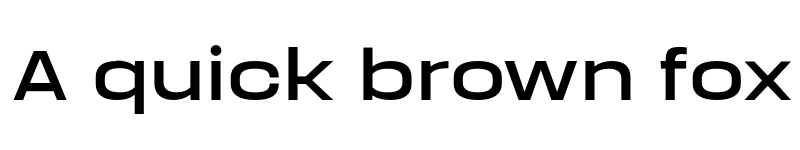 Preview of FONTSPRING DEMO - Manual Expanded Regular font