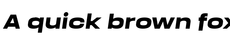 Preview of FONTSPRING DEMO - Manual Extra Bold Expanded Italic font