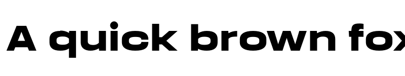 Preview of FONTSPRING DEMO - Manual Extra Bold Expanded Regular font