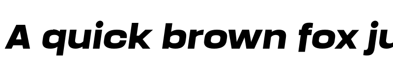 Preview of FONTSPRING DEMO - Manual Extra Bold Italic font