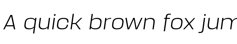 Preview of FONTSPRING DEMO - Manual Extra Light Italic font