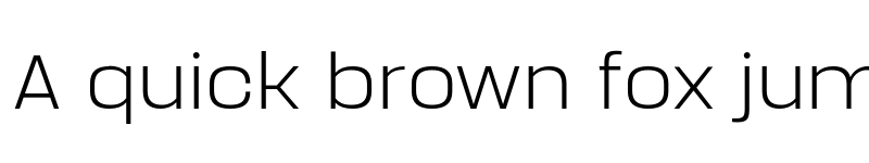 Preview of FONTSPRING DEMO - Manual Extra Light Regular font