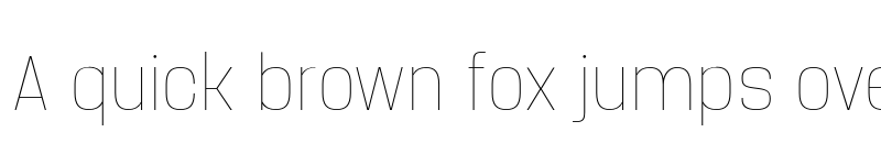 Preview of FONTSPRING DEMO - Manual Hairline Condensed Regular font