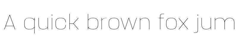 Preview of FONTSPRING DEMO - Manual Hairline Regular font