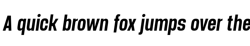 Preview of FONTSPRING DEMO - Manual Medium Compressed Italic font