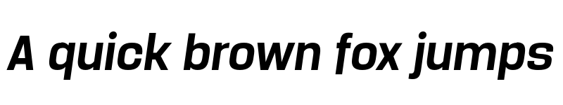 Preview of FONTSPRING DEMO - Manual Medium Condensed Italic font