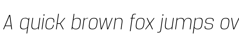 Preview of FONTSPRING DEMO - Manual Thin Condensed Italic font