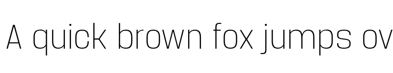 Preview of FONTSPRING DEMO - Manual Thin Condensed Regular font