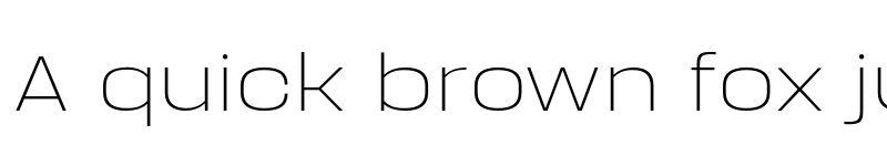 Preview of FONTSPRING DEMO - Manual Thin Expanded Regular font