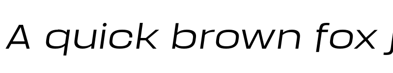 Preview of FONTSPRING DEMO - Manual Ultra Light Expanded Italic font