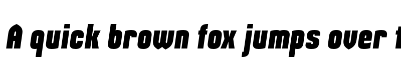 Preview of FONTSPRING DEMO - Maqui Bl Italic font