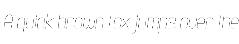 Preview of FONTSPRING DEMO - Maqui Ul Italic font