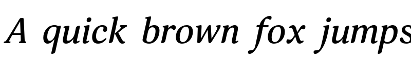 Preview of FONTSPRING DEMO - Margon 360 Medium Italic font