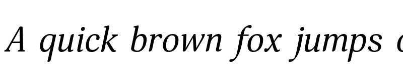 Preview of FONTSPRING DEMO - Margon 380 Italic font