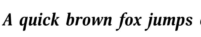 Preview of FONTSPRING DEMO - Margon 400 Bold Italic font