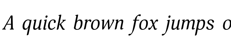 Preview of FONTSPRING DEMO - Margon 400 Italic font