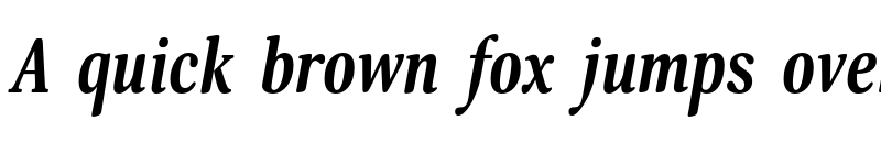 Preview of FONTSPRING DEMO - Margon 430 Bold Italic font