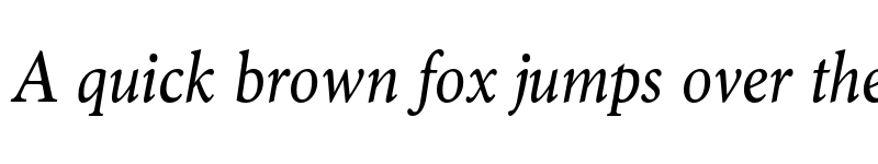 Preview of FONTSPRING DEMO - Marion Standard Italic font