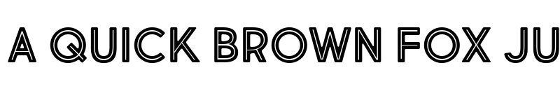 Preview of FONTSPRING DEMO - Market Fresh Inline Bold All Caps Regular font