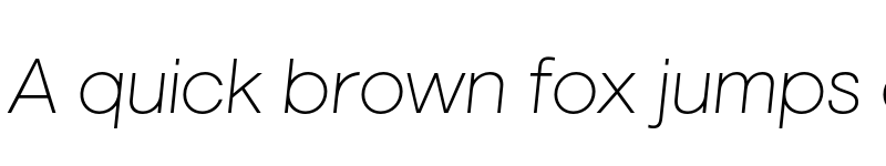 Preview of FONTSPRING DEMO - Marlin Sans SQ Slant ExtLt Regular font