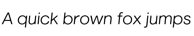 Preview of FONTSPRING DEMO - Marlin Soft SQ Slant Light Regular font