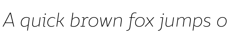 Preview of FONTSPRING DEMO - Marlon Pro Extra Light Italic font