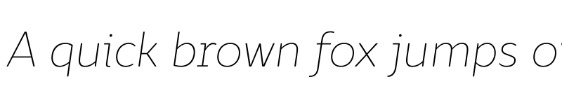 Preview of FONTSPRING DEMO - Marlon Pro Thin Italic font