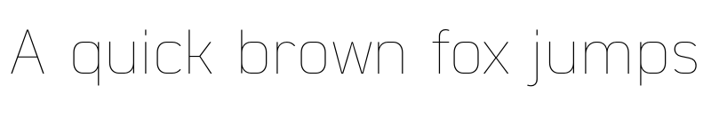 Preview of FONTSPRING DEMO - Martian B Thai Thin Regular font