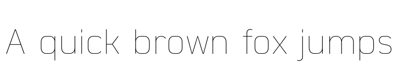 Preview of FONTSPRING DEMO - Martian B Thin Regular font